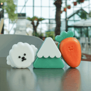 3 kinds of Jeju handmade soaps (clouds, Hallasan, and carrots)