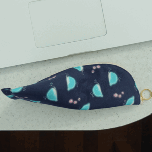 Whale Pencil Case with Whale Patterns and Shapes