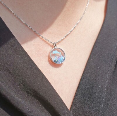 [Bye-Jeju] SHOWNU&#039;s Jeju dolphin necklace.